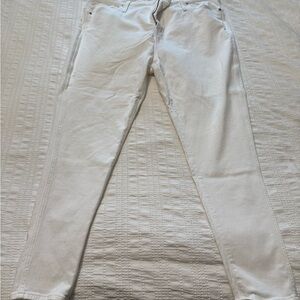 Madewell White Skinny Jeans